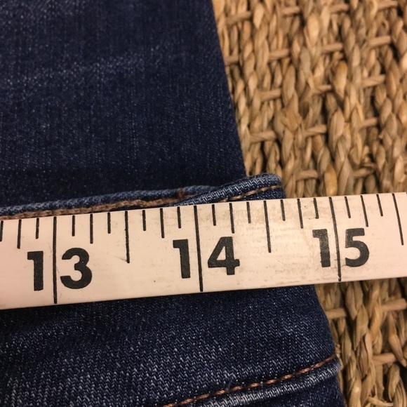 EUC WHBM Slim Leg Regular Distressed Fabric Jean - Picture 12 of 15